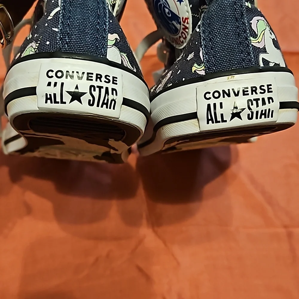 Converse - Hi Top Unicorn Navy White Pink Sneakers US size 5.